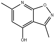 Isoxazolo[5,4-b]pyridin-4-ol, 3,6-dimethyl- (8CI) Struktur