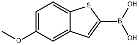 5-METHOXYBENZO[B]THIOPHENE-2-BORONIC ACID Struktur