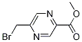 Methyl-5-(bromomethyl)pyrazine-2-carboxylate Struktur