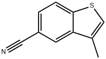 3-Methyl-benzo[b]thiophene-5-carbonitrile Struktur