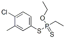 Ethylphosphonodithioic acid S-(4-chloro-3-methylphenyl)O-ethyl ester Struktur