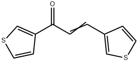 1,3-DI(3-THIENYL)PROP-2-EN-1-ONE Struktur