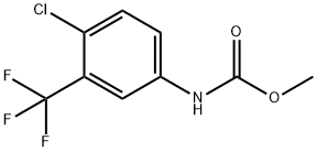 Methyl (4-chloro-3-trifluoromethylphenyl)carbamate Struktur