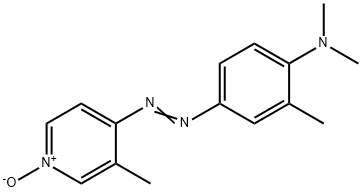 4-[[4-(Dimethylamino)-m-tolyl]azo]-3-methylpyridine 1-oxide Struktur