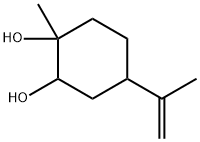 1-methyl-4-(1-methylvinyl)cyclohexane-1,2-diol Struktur