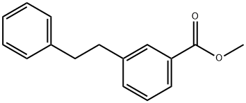 BENZOIC ACID,3-(2-PHENYLETHYL)-,METHYL ESTER Struktur