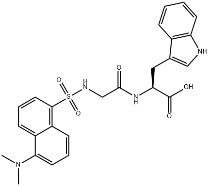 DANSYL-GLY-TRP Struktur