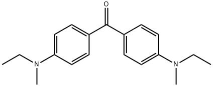 4,4'-BIS(N-ETHYL-N-METHYLAMINO)BENZOPHENONE Struktur