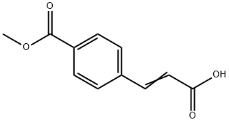 1-methyl 4-(2-carboxyvinyl)benzoate  Struktur