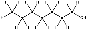 N-HEPTYL-D15 ALCOHOL Struktur