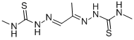 PYRUVALDEHYDE-BIS-N4-METHYL THIOSEMICARBAZONE Struktur