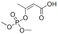 (Z)-3-(Dimethoxyphosphinyloxy)-2-butenoic acid Struktur