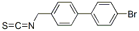 4-Bromo-4'-isothiocyanatomethyl-1,1'-biphenyl Struktur