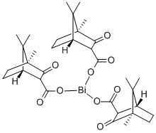 2-Oxo-3-bornanecarboxylic acid bismuth salt Struktur