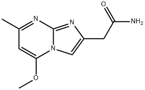 2-(5-Methoxy-7-methyl-imidazo[1,2-a]pyrimidin-2-yl)-acetamide Struktur