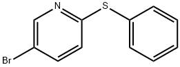 5-bromo-2-(phenylthio)pyridine Struktur