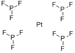 TETRAKIS(TRIFLUOROPHOSPHINE)PLATINUM(0) Struktur