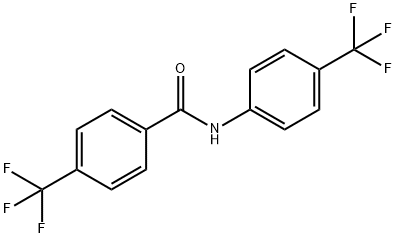 N-[4-(TRIFLUOROMETHYL)PHENYL]-4-(TRIFLUOROMETHYL)BENZAMIDE Struktur