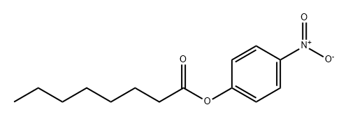 4-NITROPHENYL CAPRYLATE Struktur