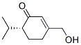 2-Cyclohexen-1-one,3-(hydroxymethyl)-6-(1-methylethyl)-,(6R)-(9CI) Struktur