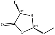 1,3-Oxathiolan-5-one,2-ethyl-4-fluoro-,cis-(9CI) Struktur