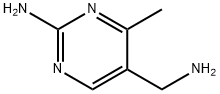 Pyrimidine, 2-amino-5-(aminomethyl)-4-methyl- (8CI) Struktur