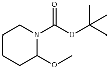 1-Boc-2-Methoxypiperidine Struktur