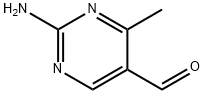 5-Pyrimidinecarboxaldehyde, 2-amino-4-methyl- (8CI) Struktur