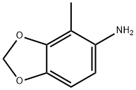 1,3-Benzodioxol-5-amine,  4-methyl- Struktur