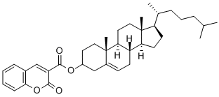 CHOLESTERYL COUMARIN-3-CARBOXYLATE* Struktur