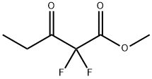 METHYL 2,2-DIFLUORO-3-OXOPENTANOATE Struktur