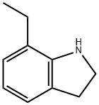 1H-INDOLE,7-ETHYL-2,3-DIHYDRO- Struktur