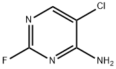 4-Pyrimidinamine, 5-chloro-2-fluoro- (9CI) Struktur