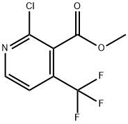 Methyl 2-chloro-4-(trifluoromethyl)nicotinate Struktur