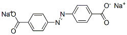 disodium 4,4'-azobisbenzoate Struktur