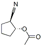 Cyclopentanecarbonitrile, 2-(acetyloxy)-, (1S,2R)- (9CI) Struktur