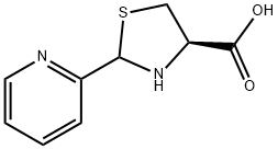 2-pyridin-2-yl-1,3-thiazolidine-4-carboxylic acid Struktur