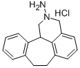 2-Amino-1,2,3,7,8,12b-hexahydrobenzo(6,7)cyclohept(1,2,3-de)isoquinoli ne monohydrochloride Struktur