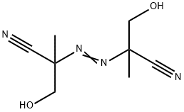 22AZOBIS2HYDROXYMETHYLPROPIONONITRILE Struktur