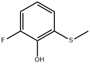 Phenol, 2-fluoro-6-(methylthio)- (9CI) Struktur