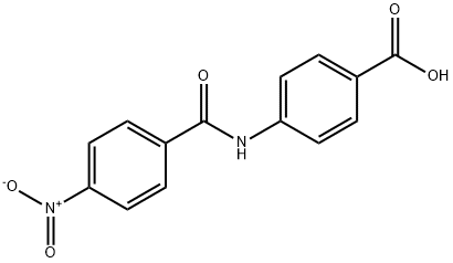 4-[(4-nitrobenzoyl)amino]benzoic acid Struktur