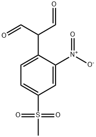 2-(4-METHYLSULPHONYL-2-NITROPHENYL)MALONDIALDEHYDE, 95 Struktur