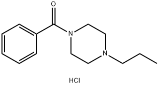 phenyl-(4-propylpiperazin-1-yl)methanone hydrochloride Struktur