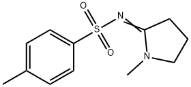 N-(1-Methyl-2-pyrrolidinylidene)-p-toluenesulfonamide Struktur