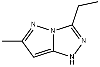 1H-Pyrazolo[5,1-c]-1,2,4-triazole,  3-ethyl-6-methyl- Struktur