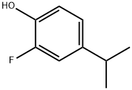 Phenol, 2-fluoro-4-(1-methylethyl)- (9CI) Struktur