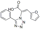 (2Z)-3-(2-FURYL)-2-(5-PHENYL-1H-TETRAZOL-1-YL)ACRYLIC ACID Struktur