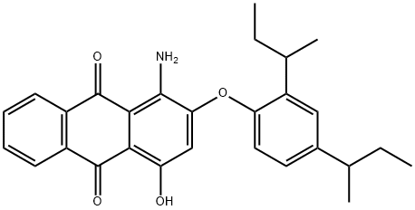 1-Amino-2-(2,4-di-sec-butylphenoxy)-4-hydroxyanthraquinone Struktur