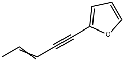 Furan, 2-(3-penten-1-ynyl)- (9CI) Struktur