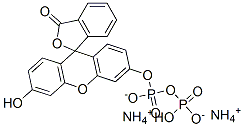 FLUORESCEIN DIPHOSPHATE DIAMMONIUM SALT* Struktur